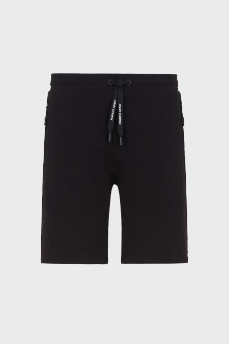 Armani Exchange Pamuklu Cepli Regular Fit Erkek Bermuda 8NZS75 ZJKRZ 1200 SİYAH - 4