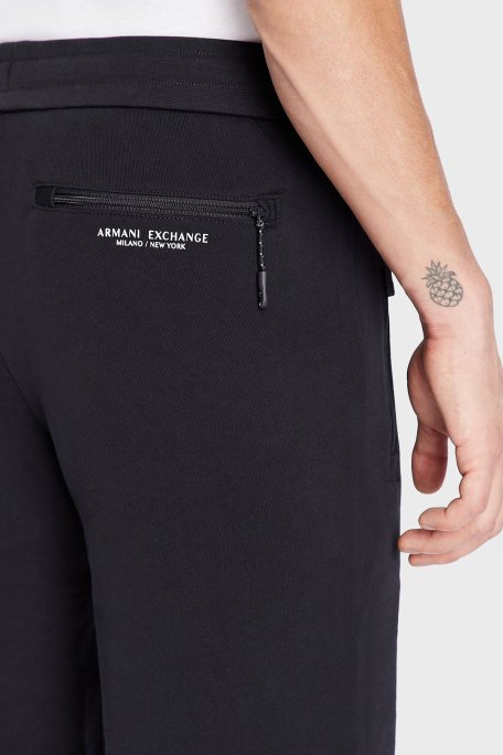 Armani Exchange Pamuklu Cepli Regular Fit Erkek Bermuda 8NZS75 ZJKRZ 1510 LACİVERT - 4