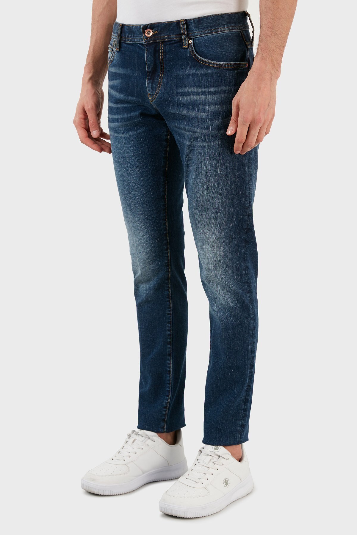 Armani Exchange Pamuklu Cepli Slim Fit Jeans Erkek Kot Pantolon 3LZJ14 Z1PQZ 1500 İNDİGO