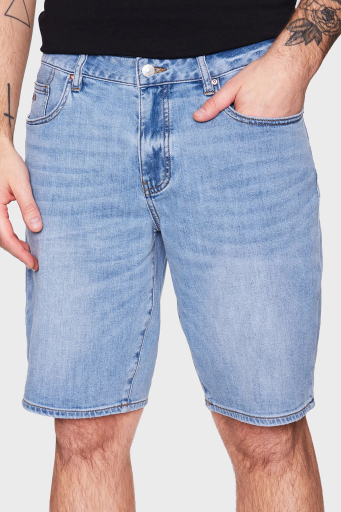 Armani Exchange Pamuklu Esnek Slim Fit Denim Erkek Bermuda 3RZJ65 Z3UGZ 1500 LACİVERT - 6