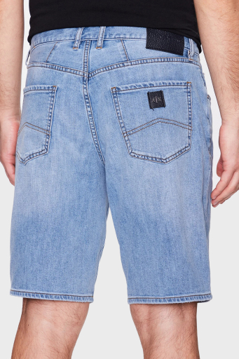 Armani Exchange Pamuklu Esnek Slim Fit Denim Erkek Bermuda 3RZJ65 Z3UGZ 1500 LACİVERT - 8