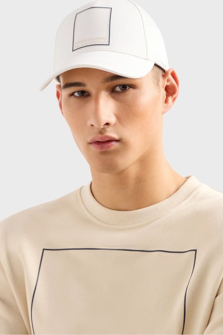 Armani Exchange Pamuklu Gabardin Erkek Şapka 954207 4R105 12911 BEYAZ - 2