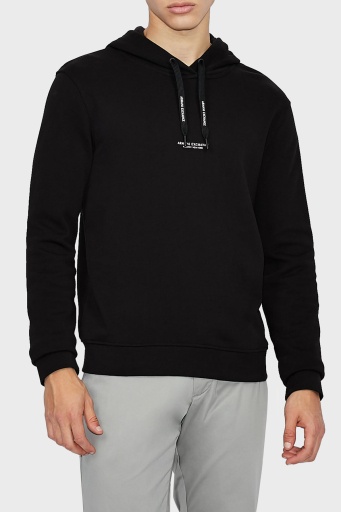 Armani Exchange Pamuklu Kapüşonlu Regular Fit Erkek Sweat 8NZM94 ZJKRZ 1200 SİYAH - 7