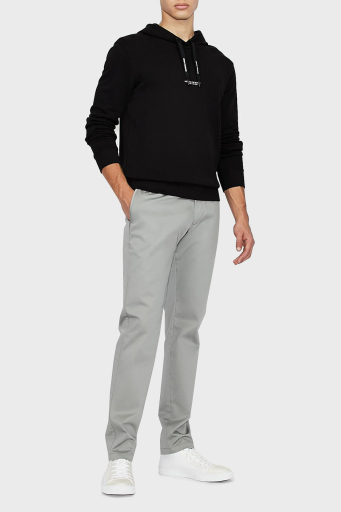 Armani Exchange Pamuklu Kapüşonlu Regular Fit Erkek Sweat 8NZM94 ZJKRZ 1200 SİYAH - 8