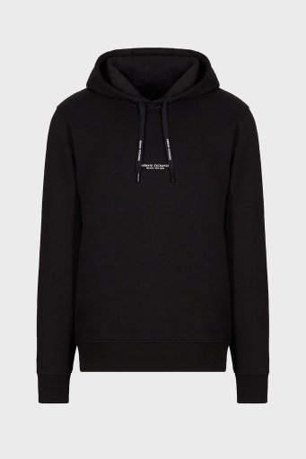 Armani Exchange Pamuklu Kapüşonlu Regular Fit Erkek Sweat 8NZM94 ZJKRZ 1200 SİYAH - 9