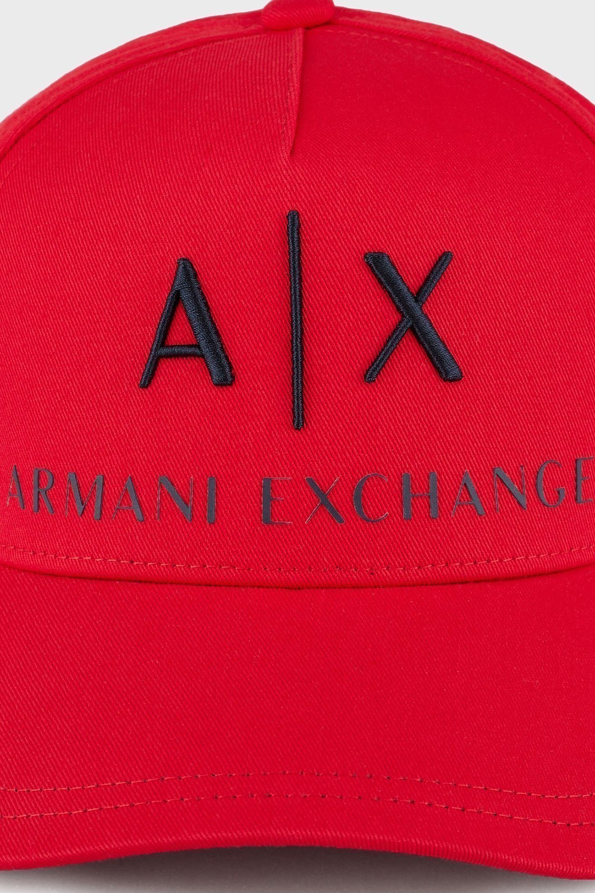 Armani Exchange Pamuklu Logo Detaylı Erkek Şapka 954039 CC513 00477 KIRMIZI