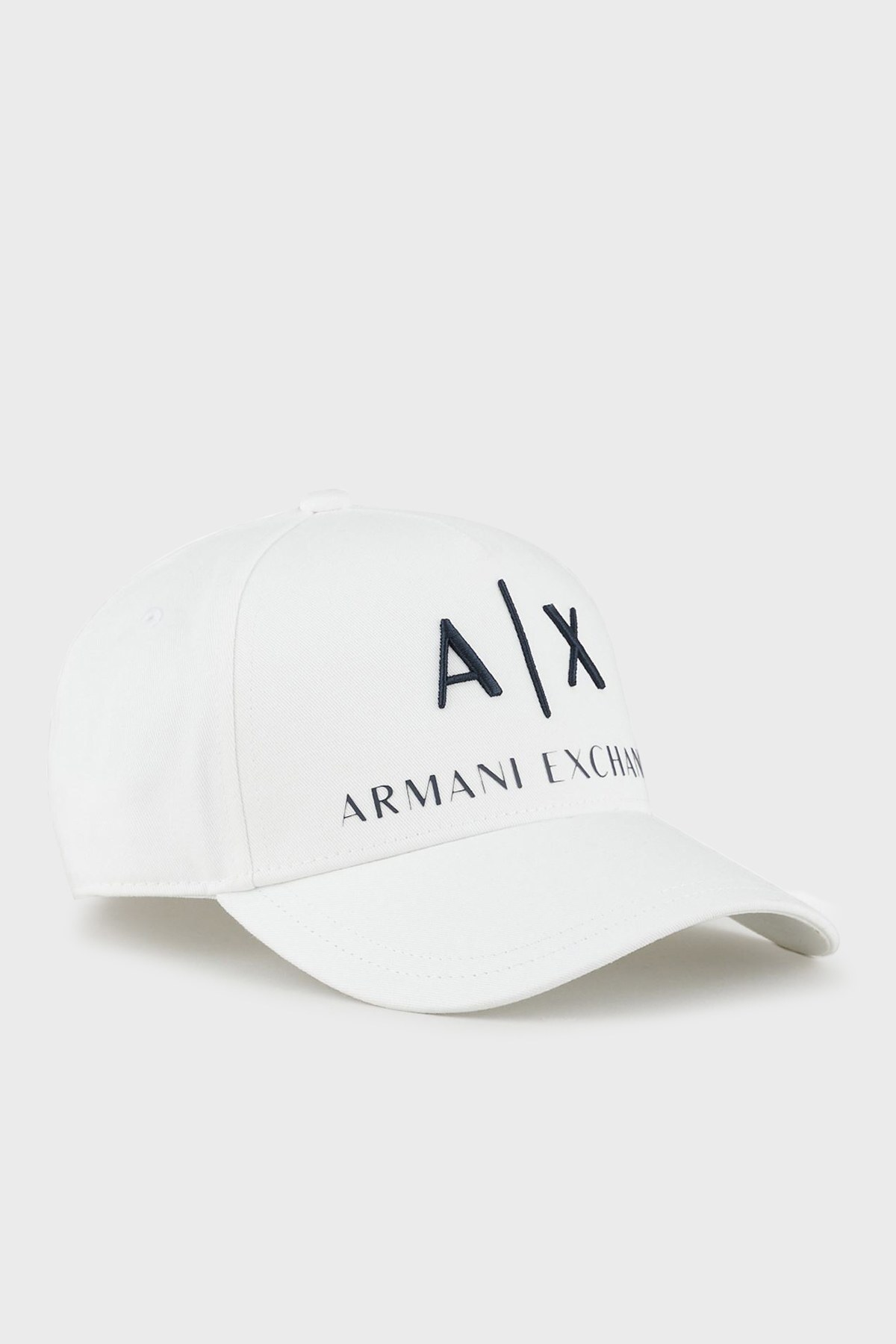 Armani Exchange Pamuklu Logo Detaylı Erkek Şapka 954039 CC513 00812 BEYAZ-LACİVERT