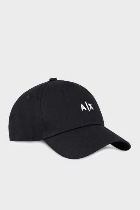 Armani Exchange Pamuklu Logo Detaylı Erkek Şapka 954112 CC571 00121 SİYAH-BEYAZ - 1