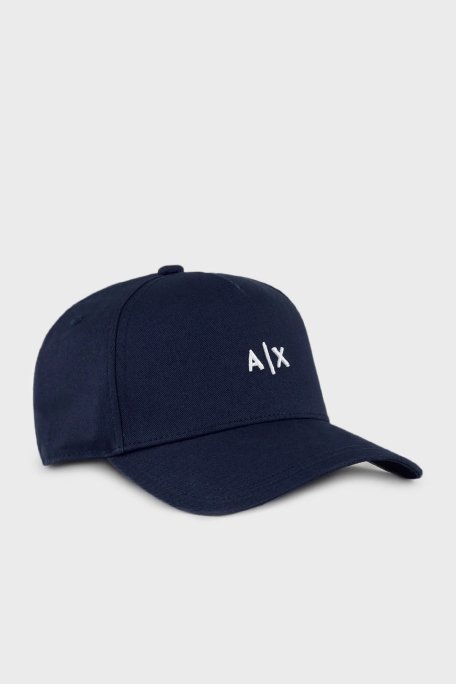 Armani Exchange Pamuklu Logo Detaylı Erkek Şapka 954112 CC571 37735 LACİVERT - 1