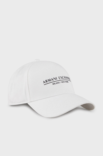 Armani Exchange Pamuklu Logolu Erkek Şapka 954202 CC150 00010 BEYAZ - 1