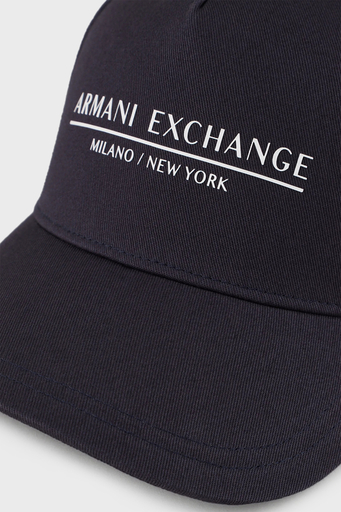 Armani Exchange Pamuklu Logolu Erkek Şapka 954202 CC150 00035 LACİVERT - 2