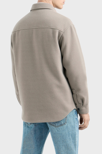 Armani Exchange Pamuklu Logolu Loose Fit Erkek Gömlek 6DZB33 ZN5PZ 17AC VİZON - 8