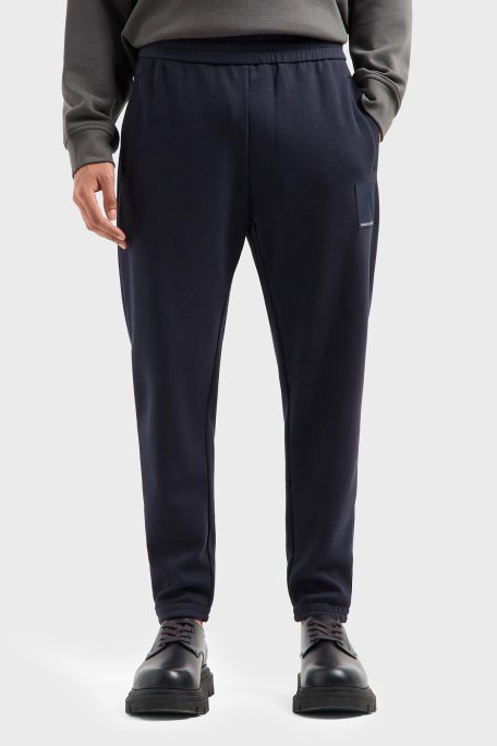 Armani Exchange Pamuklu Logolu Regular Fit Normal Bel Jogger Erkek Pantolon 6DZPJA ZJNKZ 1510 LACİVERT - 1