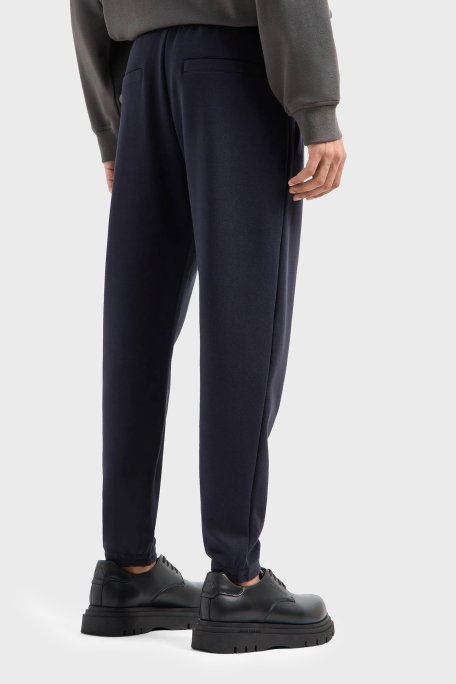 Armani Exchange Pamuklu Logolu Regular Fit Normal Bel Jogger Erkek Pantolon 6DZPJA ZJNKZ 1510 LACİVERT - 5