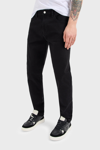 Armani Exchange Pamuklu Logolu Slim Fit Normal Bel Jeans Erkek Kot Pantolon 8NZJ14 Z2SBZ 1200 SİYAH - 1