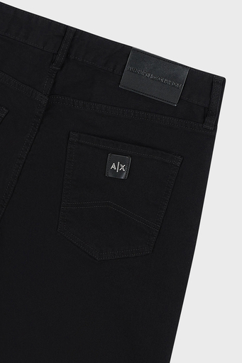 Armani Exchange Pamuklu Logolu Slim Fit Normal Bel Jeans Erkek Kot Pantolon 8NZJ14 Z2SBZ 1200 SİYAH - 6