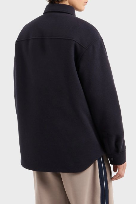 Armani Exchange Pamuklu Loose Fit Erkek Gömlek 6DZB33 ZN5PZ 1510 LACİVERT - 3
