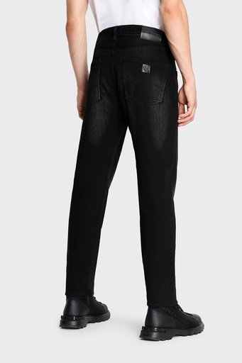 Armani Exchange Pamuklu Normal Bel Slim Fit J24 Jeans Erkek Kot Pantolon 6RZJ24 Z1VQZ 0204 SİYAH - 3