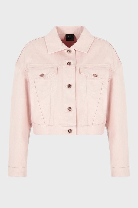 Armani Exchange Pamuklu Regular Fit Bayan Ceket 6DYB14 Y19DZ 3424 PUDRA - 4