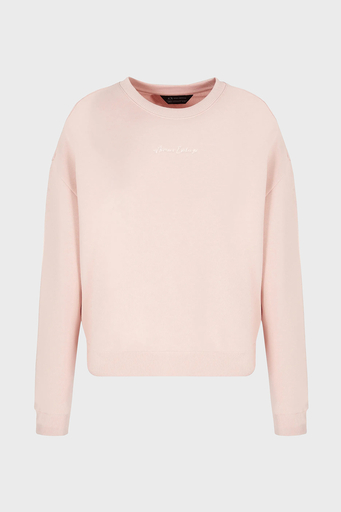 Armani Exchange Pamuklu Regular Fit Bisiklet Yaka Bayan Sweat 6DYM70 YJEEZ 14BQ PUDRA - 5