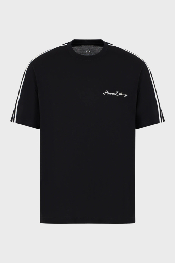 Armani Exchange Pamuklu Regular Fit Bisiklet Yaka Erkek T Shirt 8NZTSG ZJ9AZ 1200 SİYAH - 10