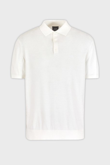 Armani Exchange Pamuklu Regular Fit Düğmeli Erkek Polo Yaka T Shirt 8NZF5D ZM3JZ 1116 BEYAZ - 5