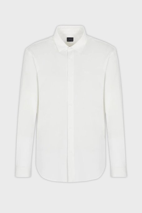 Armani Exchange Pamuklu Regular Fit Erkek Gömlek 6DZCHJ ZJEAZ 1116 BEYAZ - 5