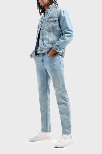 Armani Exchange Pamuklu Regular Fit Erkek Kot Ceket 8NZBP4 Z2P1Z 1500 MAVİ - 3