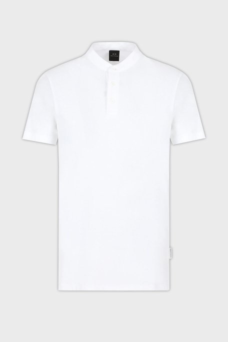 Armani Exchange Pamuklu Regular Fit Erkek Polo Yaka T Shirt 3DZFHZ ZJXHZ 1100 BEYAZ - 5
