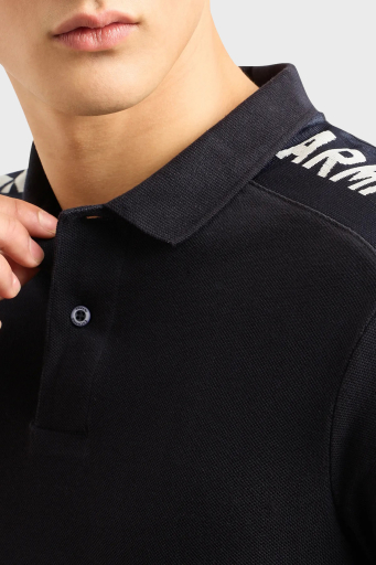 Armani Exchange Pamuklu Regular Fit Erkek Polo Yaka T Shirt 3DZFLA ZJM5Z 1583 LACİVERT - 6