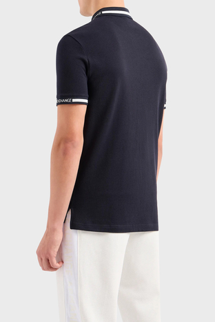 Armani Exchange - Armani Exchange Pamuklu Regular Fit Erkek Polo Yaka T Shirt 3DZFLH ZJM5Z 1583 LACİVERT (1)