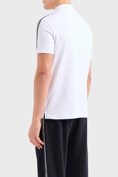 Armani Exchange Pamuklu Regular Fit Erkek Polo Yaka T Shirt 8NZFSG ZJ81Z 1100 BEYAZ - 3