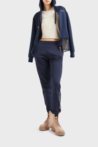Armani Exchange Pamuklu Regular Fit Jogger Spor Bayan Pantolon 3DYP76 YJFFZ 1593 LACİVERT - 2