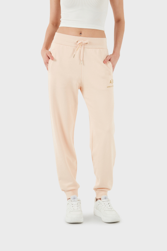 Armani Exchange Pamuklu Regular Fit Jogger Spor Bayan Pantolon 3DYPAG YJ68Z 14BD PUDRA - 4