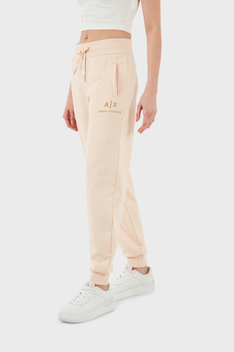 Armani Exchange Pamuklu Regular Fit Jogger Spor Bayan Pantolon 3DYPAG YJ68Z 14BD PUDRA - 5
