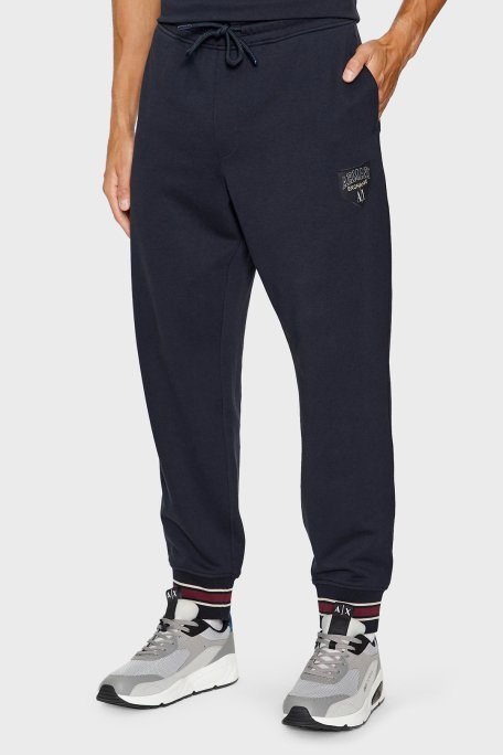 Armani Exchange Pamuklu Regular Fit Jogger Spor Erkek Pantolon 6RZPJF ZJDPZ 1510 LACİVERT - 1