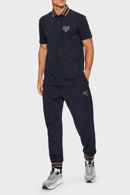 Armani Exchange Pamuklu Regular Fit Jogger Spor Erkek Pantolon 6RZPJF ZJDPZ 1510 LACİVERT - 3