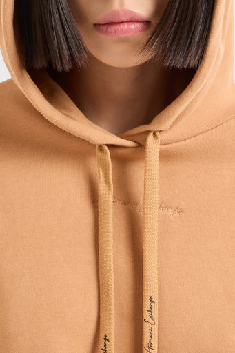 Armani Exchange Pamuklu Regular Fit Kapüşonlu Crop Bayan Sweat 6DYM71 YJEEZ 1788 Tarçın - 3
