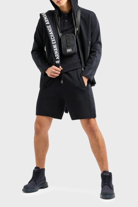 Armani Exchange Pamuklu Regular Fit Kapüşonlu Erkek Ceket 3DZGLA ZJLGZ 1583 LACİVERT - 2