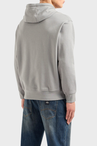 Armani Exchange Pamuklu Regular Fit Kapüşonlu Erkek Sweat 3DZMLF ZJ4XZ 1996 GRİ - 3