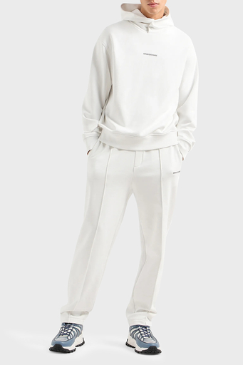 Armani Exchange Pamuklu Regular Fit Logolu Kapüşonlu Erkek Sweat 6DZMLJ ZJ4XZ 1116 BEYAZ - 3