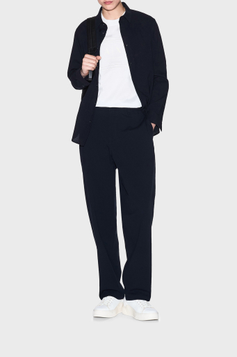 Armani Exchange Pamuklu Regular Fit Normal Bel Düz Paça Chino Erkek Pantolon XM001235 AF14861 UB101 LACİVERT - 2