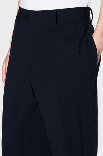 Armani Exchange Pamuklu Regular Fit Normal Bel Düz Paça Chino Erkek Pantolon XM001235 AF14861 UB101 LACİVERT - 4