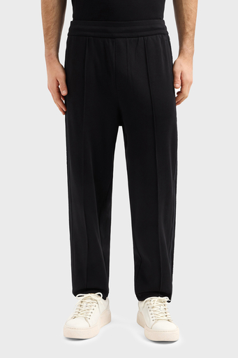 Armani Exchange Pamuklu Regular Fit Normal Bel Düz Paça Çimalı Jogger Erkek Pantolon XM000308 AF10365 UC001 SİYAH - 1