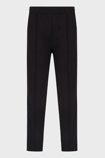 Armani Exchange Pamuklu Regular Fit Normal Bel Düz Paça Çimalı Jogger Erkek Pantolon XM000308 AF10365 UC001 SİYAH - 5