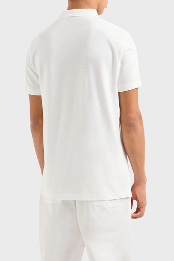 Armani Exchange Pamuklu Regular Fit Yarım Fermuarlı Erkek Polo Yaka T Shirt 6DZFLC ZJM5Z 1116 BEYAZ - 6