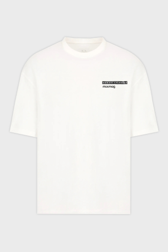 Armani Exchange Pamuklu Relaxed Fit Erkek T Shirt 3DZTJA ZJ8EZ 1116 BEYAZ - 5