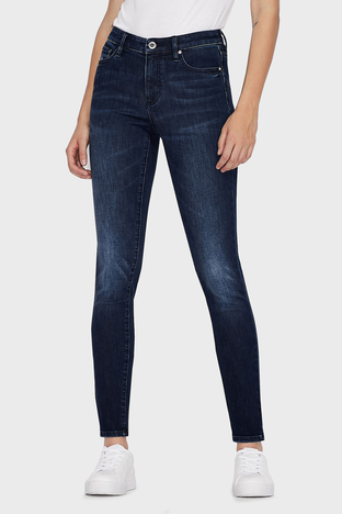 Armani Exchange - Armani Exchange Pamuklu Skinny Fit J69 Jeans Bayan Kot Pantolon 6KYJ69 Y1DRZ 1500 LACİVERT (1)