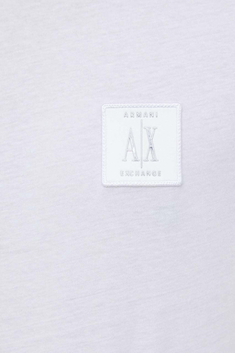Armani Exchange Pamuklu Regular Fit Bisiklet Yaka Erkek T Shirt 8NZTPR ZJH4Z 1100 BEYAZ - 3