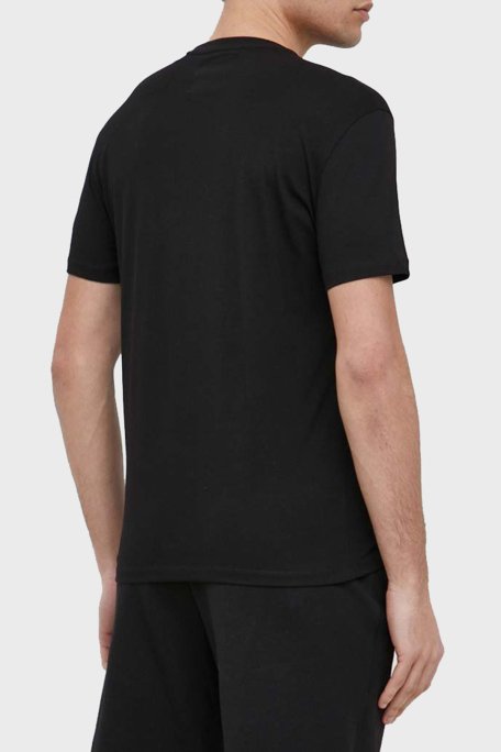 Armani Exchange Pamuklu Regular Fit Bisiklet Yaka Erkek T Shirt 8NZTPR ZJH4Z 1200 SİYAH - 4